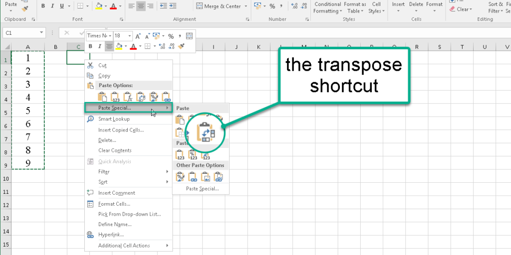 How To Transpose In Excel BSuite365