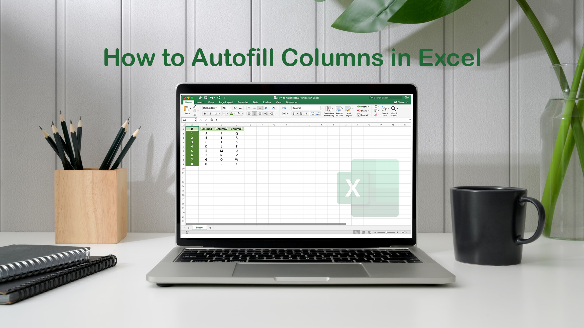 How to Autofill Row Numbers in Excel