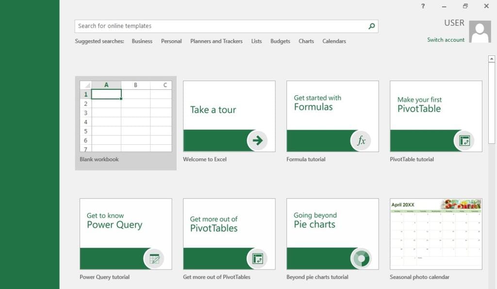 inventory Excel template