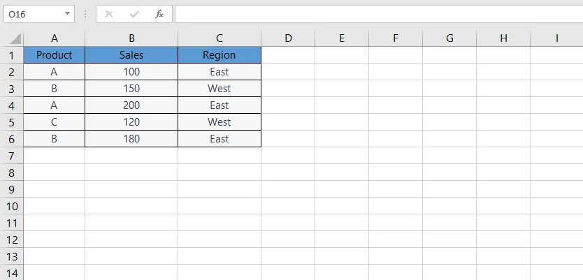 SUMIFS function in Excel