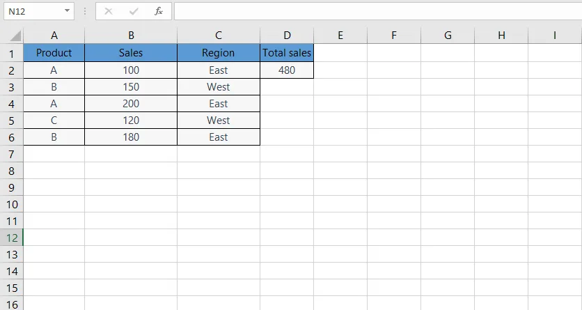 Advanced Excel Functions