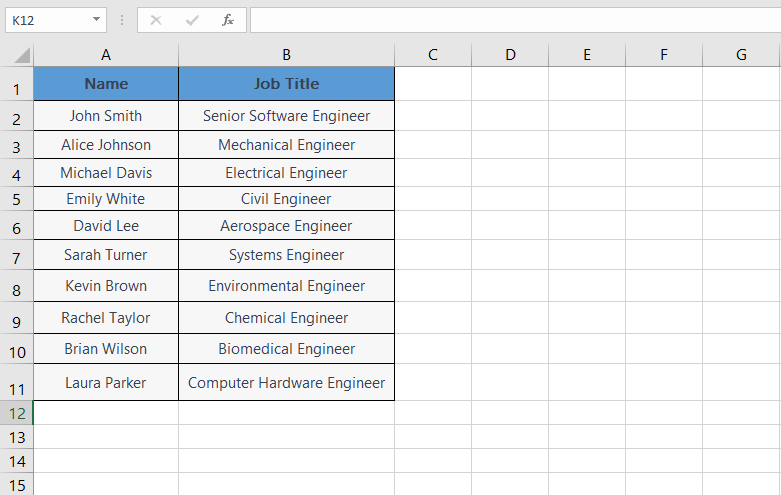 Excel Advanced Features
