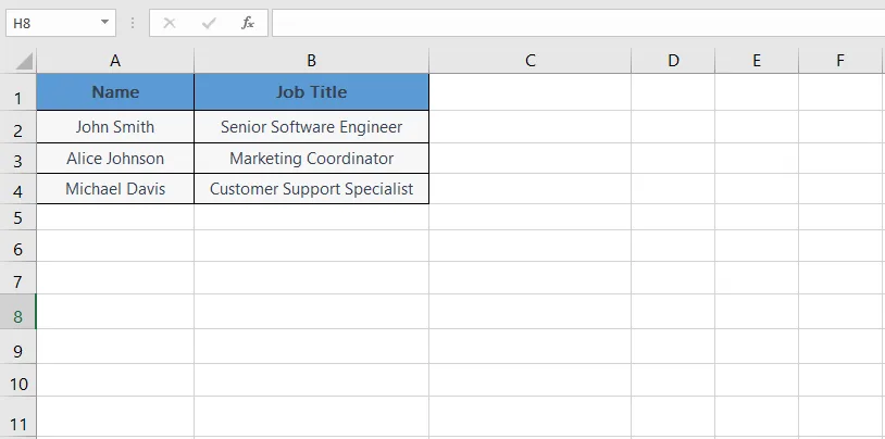 Advanced Excel Formulas