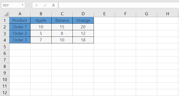 HLOOKUP function in Excel