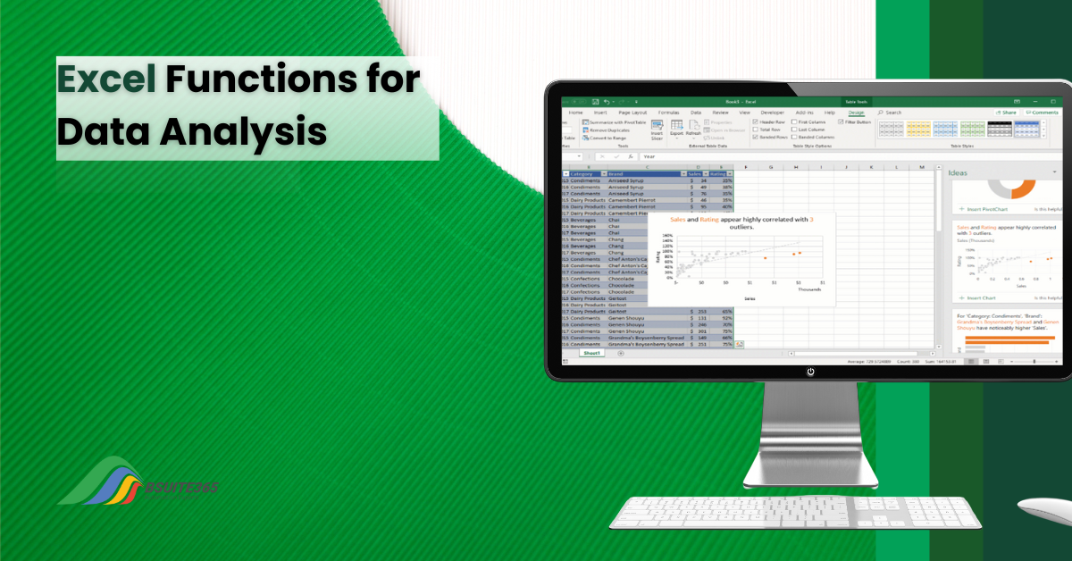 Excel Functions for Data Analysis