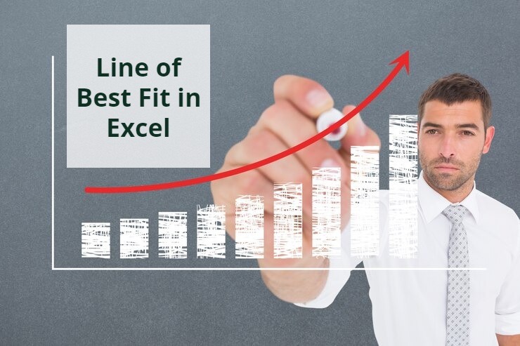 line of best fit in Excel