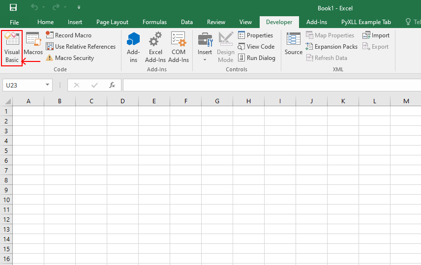 Visual Basic in Excel