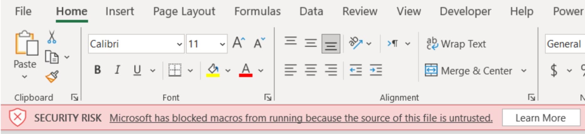 How to Unblock Macros in Microsoft Excel files