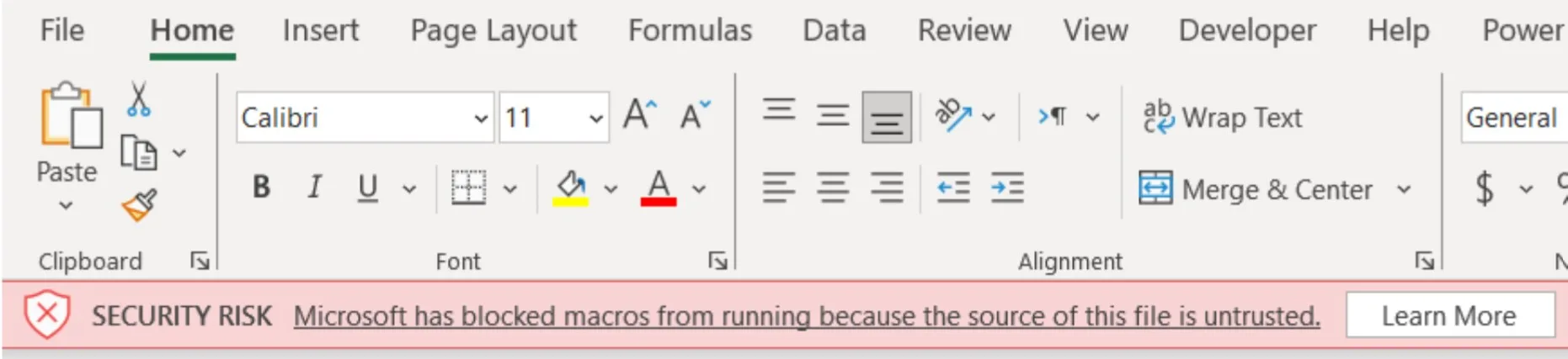 How to Unblock Macros in Microsoft Excel files
