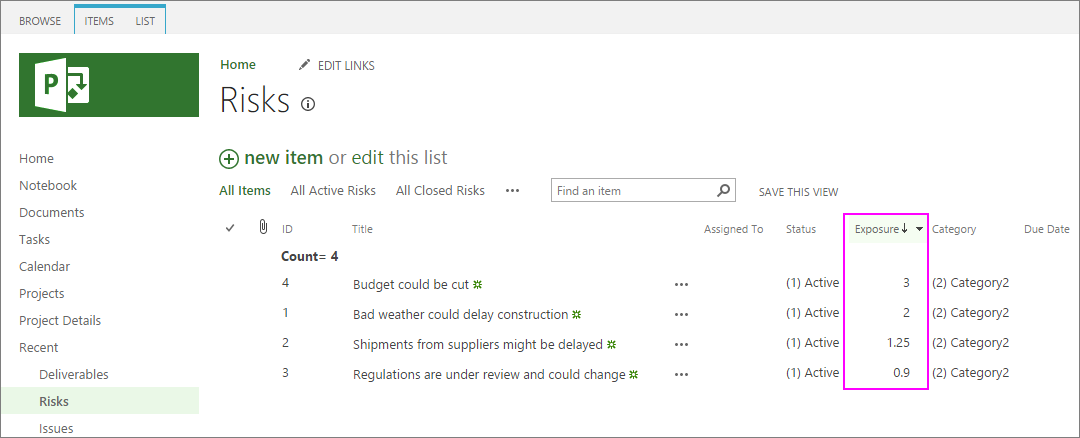 How to Prioritize Risks in Microsoft Project