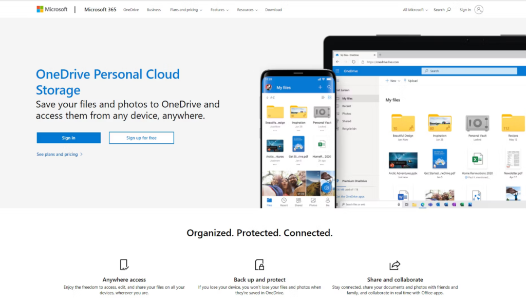 difference between sharepoint and onedrive; what is onedrive