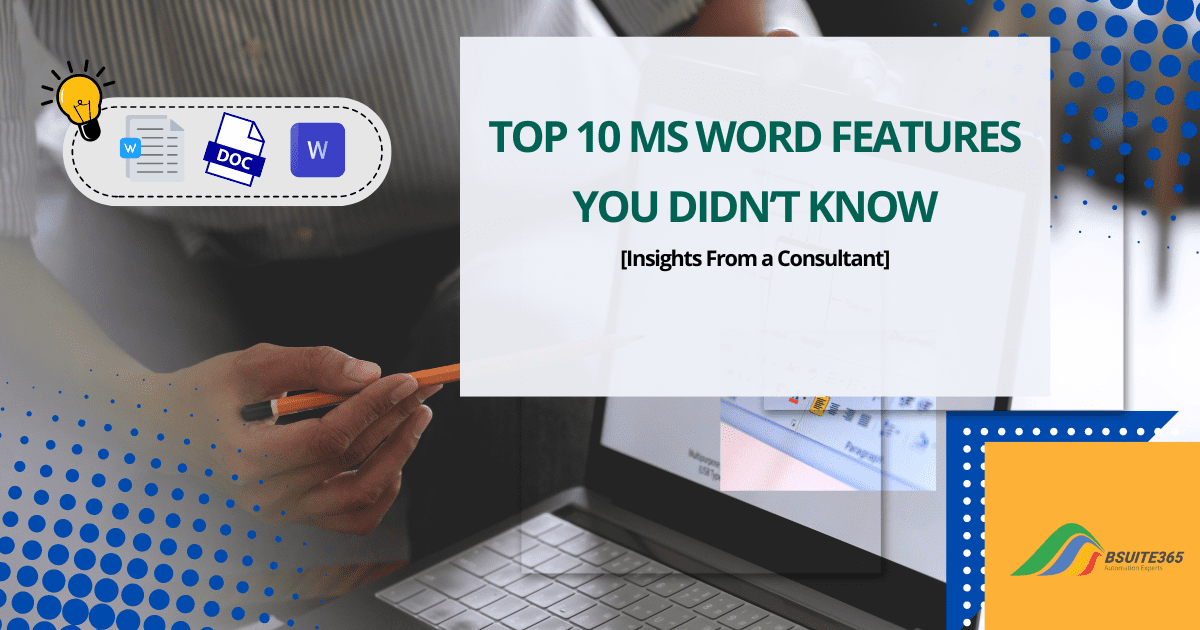 MS Word Features