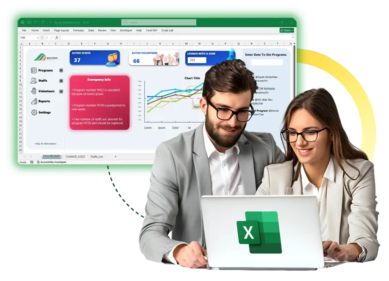 present-excel-project-to-user