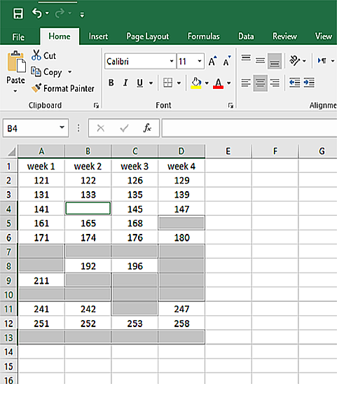 How to delete empty rows in Excel, quick method.