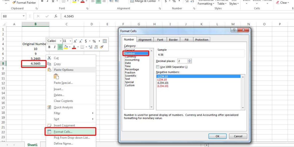 How To Round Numbers In Excel - BSUITE365