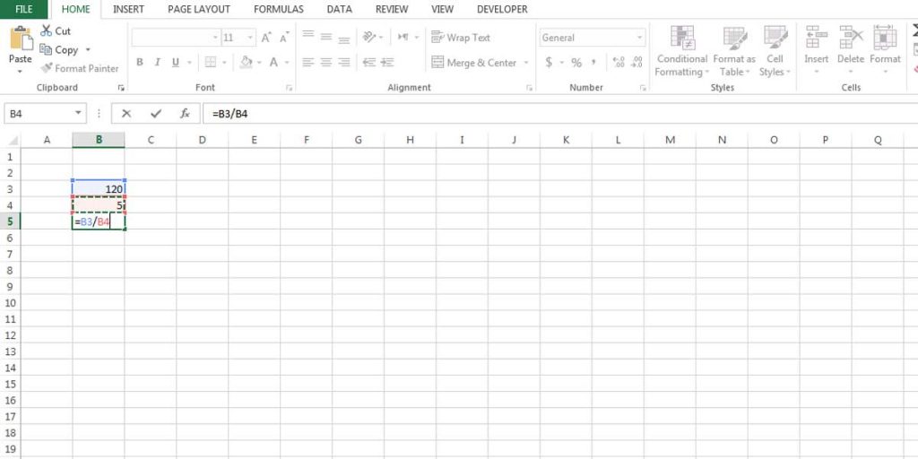 How To Divide In Excel | 3 Simple Ways - BSUITE365