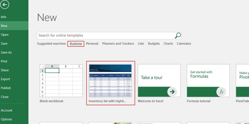 Excel Inventory Management Template