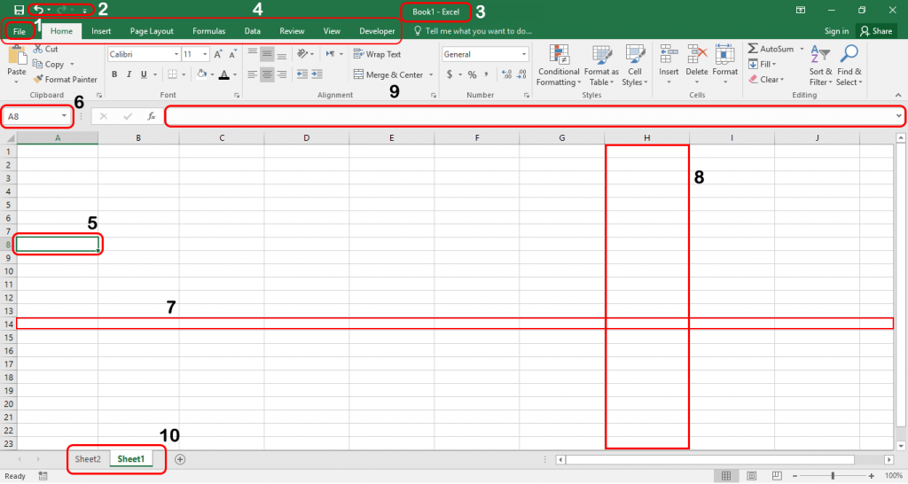 Introduction to Microsoft Excel  Basics Knowledge + Components +