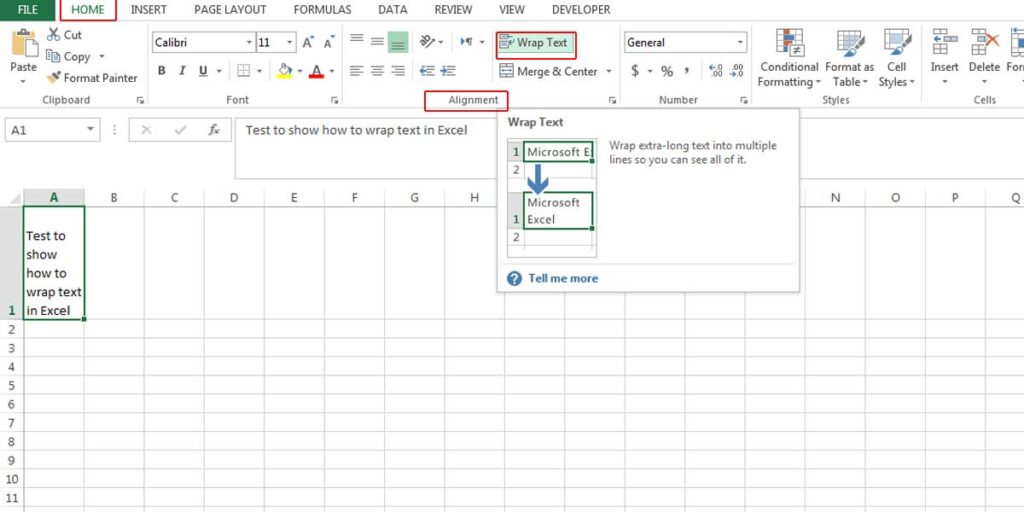 How to Wrap Text in Excel - BSuite365