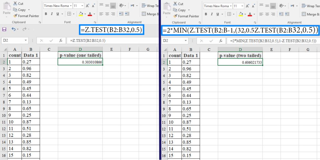 How To Calculate P value In Excel BSUITE365